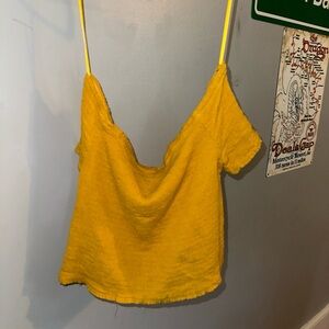 Ambiance Yellow Camisole Top